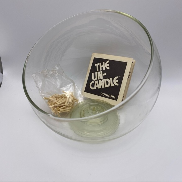 Vintage 1970s The Un-Candle Floating Candle PYREX Corning NWB - Picture 2 of 7
